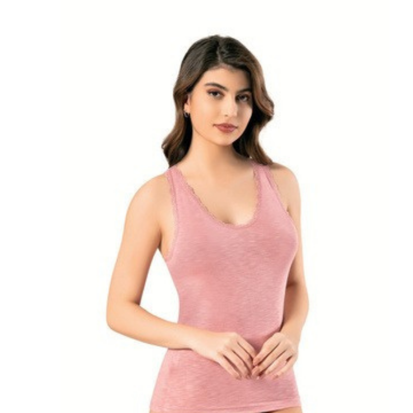 Kalın Askılı Dantelli Atlet 5230